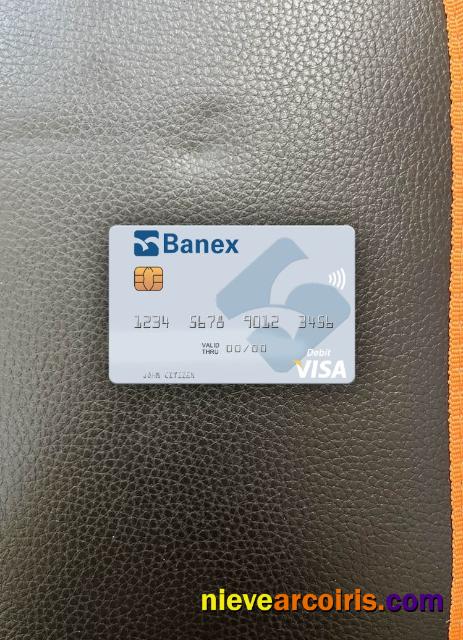 Peru Banco Banex visa debit card photolook